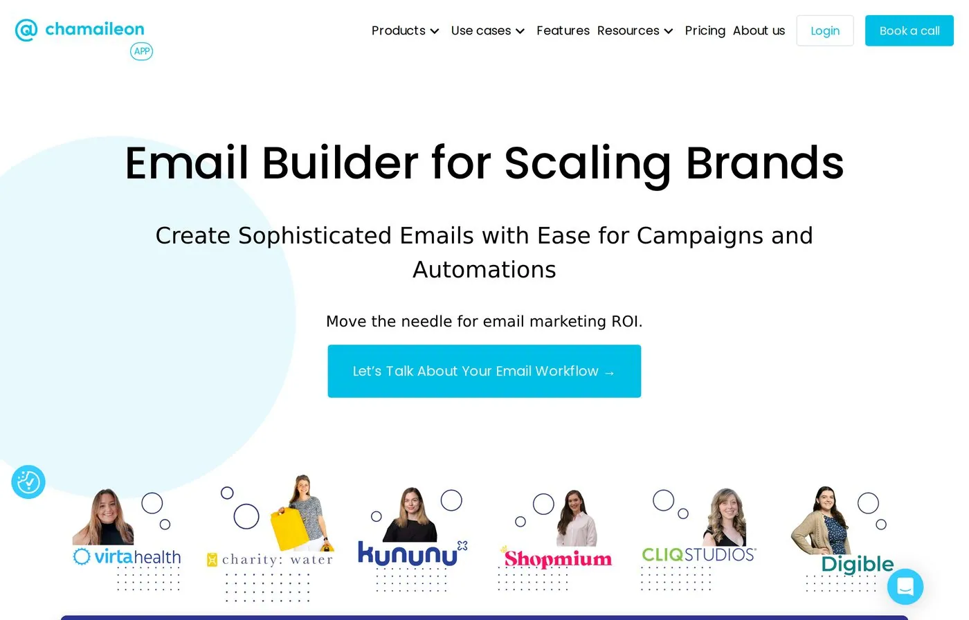 chamaileon homepage screenshot