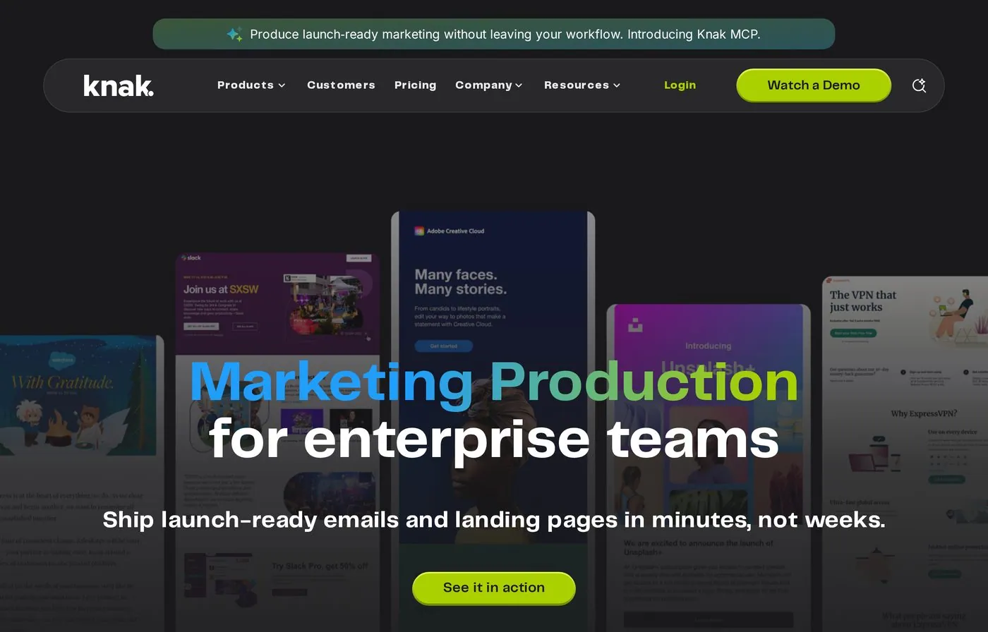 knak homepage screenshot